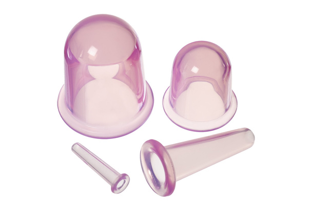 Банки силиконовые для вакуумного массажа NAOMI, 4шт