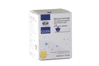 Тест полоски GS 300/25 Bionime