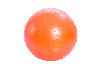 М-275 Мяч для занятий лечебной физкультурой (АВС, с насосом, 75 см, оранжевый)