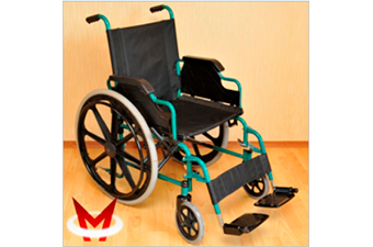 Кресло-коляска инв.(LK6010-46) пневматическая со спицами (нейлон)